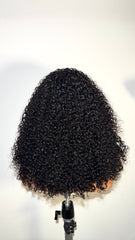 Pixie curly half wig